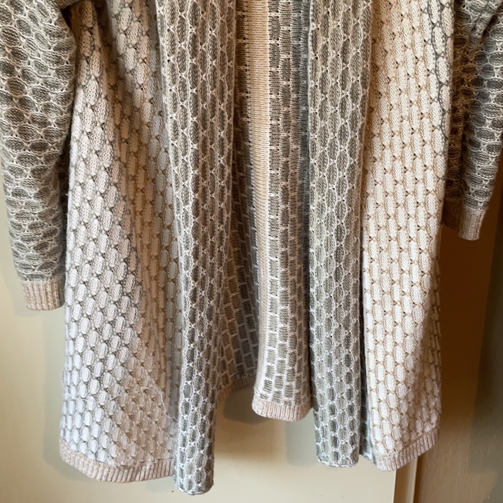 Beautiful long Carolyn Taylor Cardigan Sz XL - Picture 4 of 10